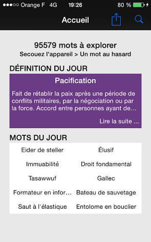 le dictionnaire linternaute pour iphone.