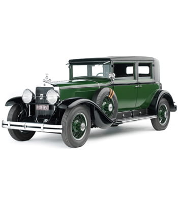 la cadillac town sedan v8 de 1928, ayant appartenu à al capone.