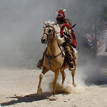 une journée au far west.
