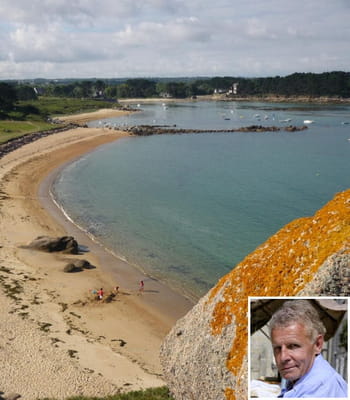 de sa maison, ppda profite d'une vue imprenable sur la côte bretonne.