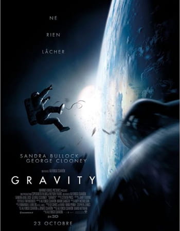 l'affiche du film 'gravity'