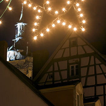 le marché de noël à colmar.