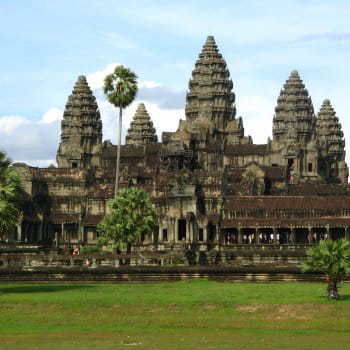le temple d'angkor vat était un des lieux sacrés de l'empire khmer.