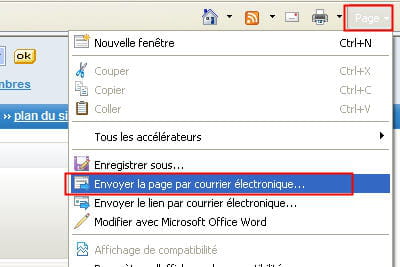 envoyer un lien à un ami par email, sans faire un copier-coller, c'est possible.