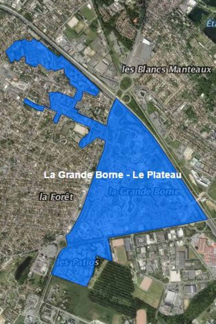 Grigny La Grande Borne Quartiers sensibles ou prioritaires les 30 quartiers les plus