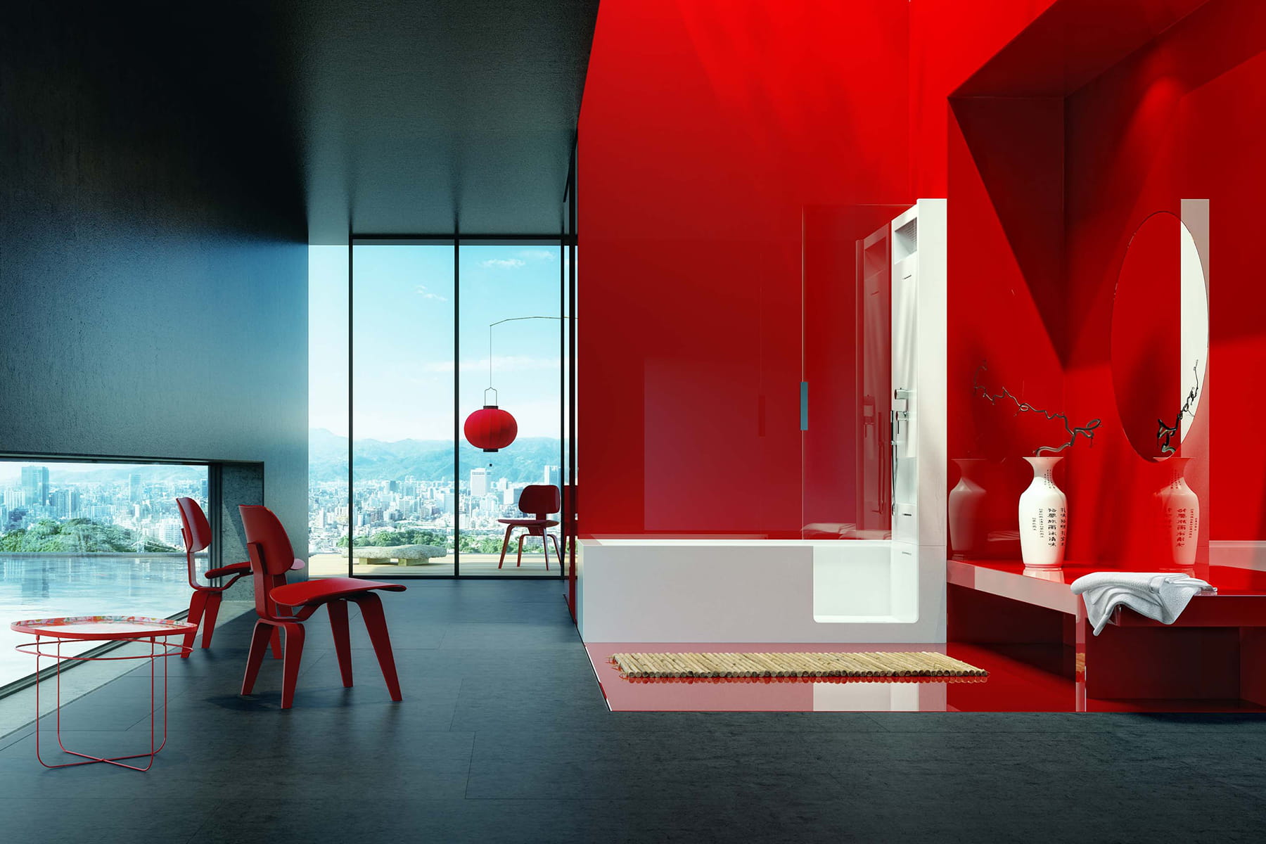 Une baignoire dans son salon