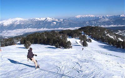 la station de ski de formiguères.