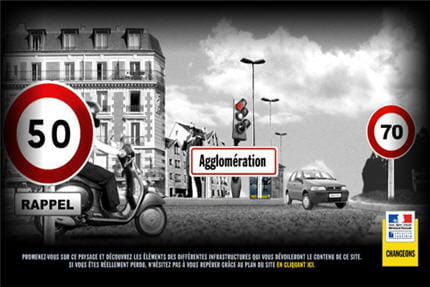 Exces de vitesse en ville permis probatoire